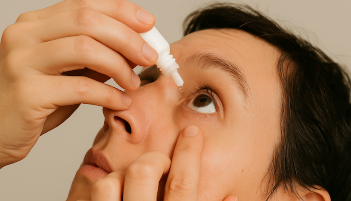 glaucoma eyedrops are given at night