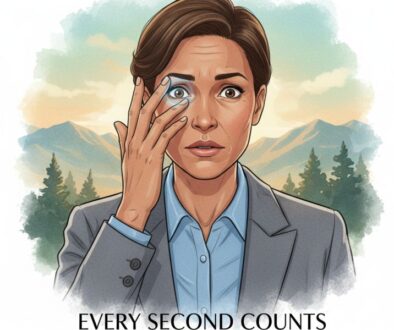 Person experiencing sudden vision loss symptoms in Fort Collins - emergency eye care concept showing when every second counts for preserving sight